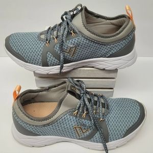 VIONIC Alma Women's Size 10 Blue Gray Knit Slip On Running Sneakers Shoes